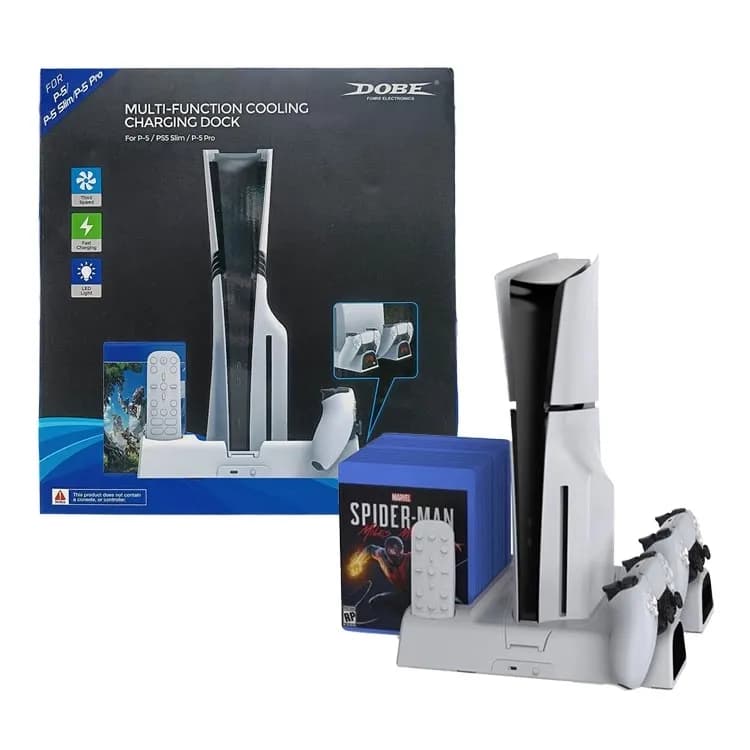 پایه شارژر چند منظوره دابی Dobe TP5-3532B برای PS5 Slim/Pro