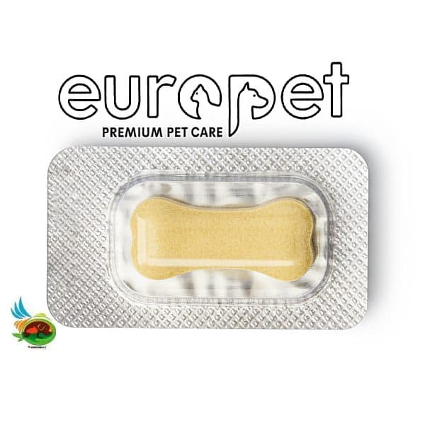 قرص ضد انگل سگ و گربه یوروپت Europet wormstop 700mg tablet بسته ۱ عددی