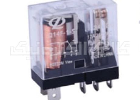رله کتابی شیشه ای 12 ولت 1 باز 10 آمپر QZHGI | Q14F-1-SN-12VDC