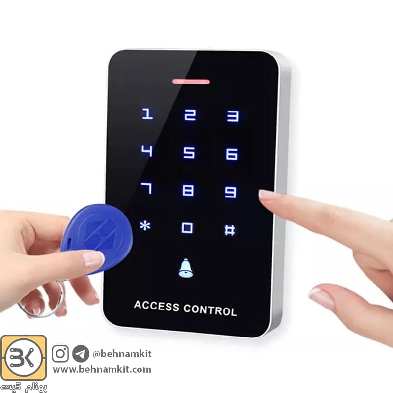 دستگاه اکسس کنترل RFID 125KHz لمسي مدل A3