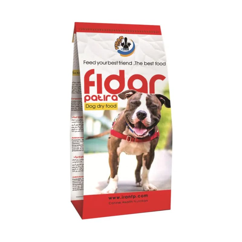 غذا خشک سگ بالغ نژاد بزرگ فیدار وزن 8 کیلوگرم Fidar Patira Dog Dry Food Adult
