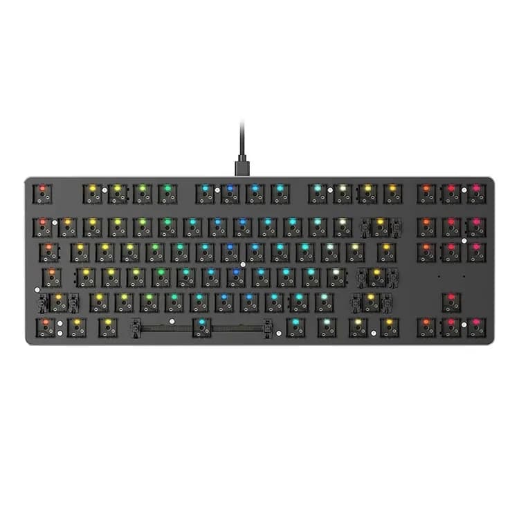 کیت صفحه کلید مکانیکال گلوریوس Glorious GMMK 85% TKL Barebones Edition - مشکی