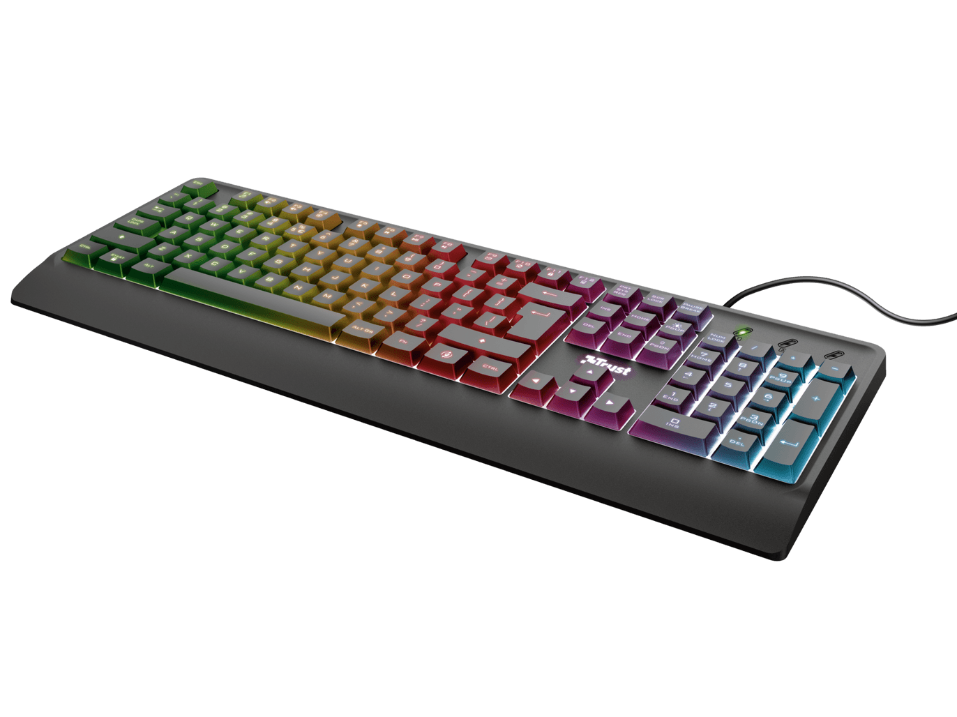 کیبورد تراست Trust Ziva Gaming Led US