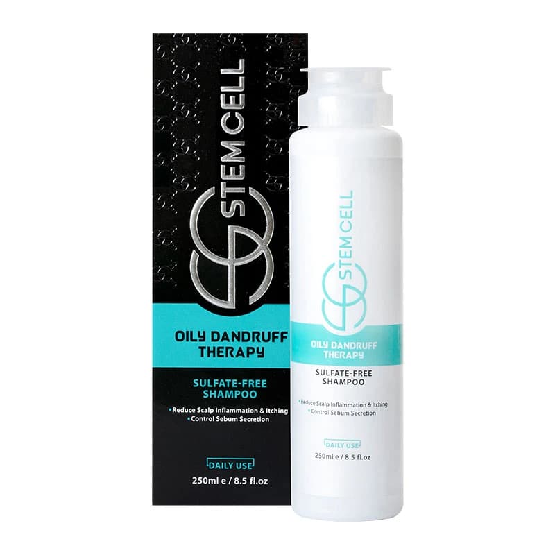 شامپو ضد شوره مو استم سل مدل فاقد سولفات مناسب موهای چرب حجم 250 ميلی ليتر