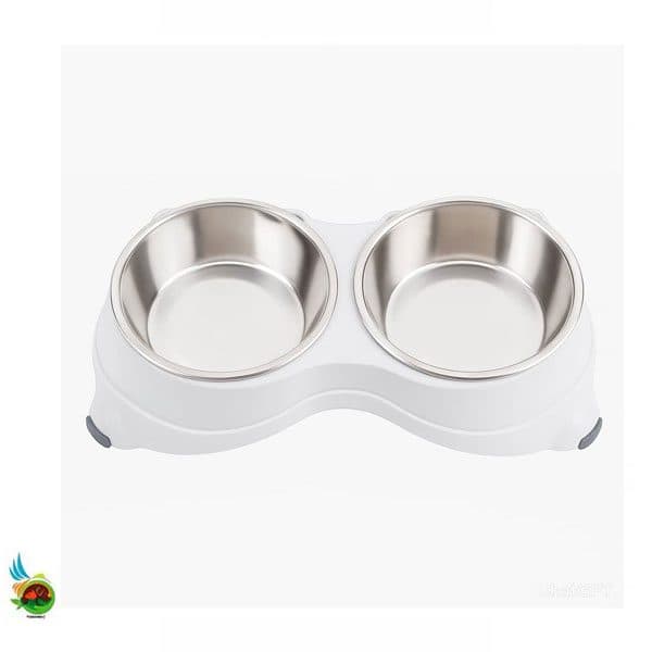 ظرف دوقلو آب و غذا سگ و گربه جورجیا