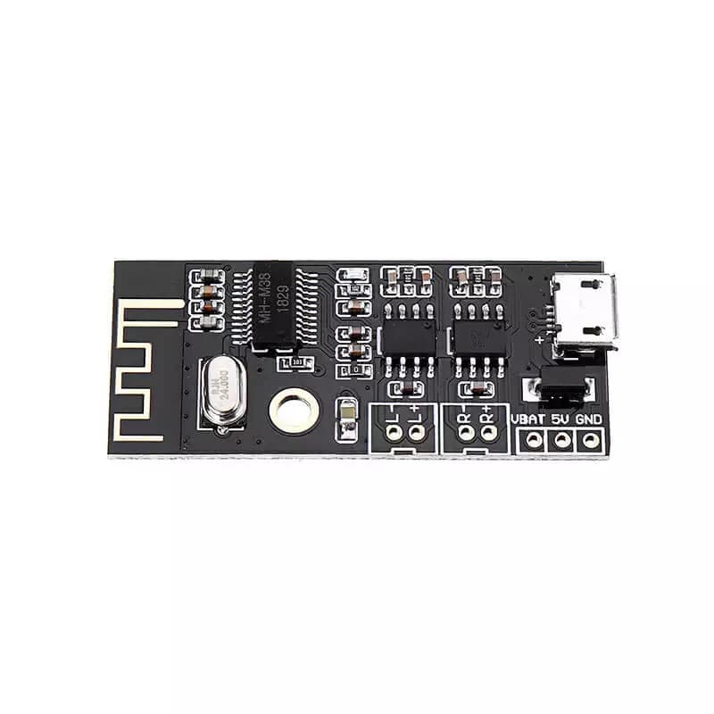 ماژول بلوتوث صوتی MH-M38 دارای 2 خروجی آمپلی فایر 5W