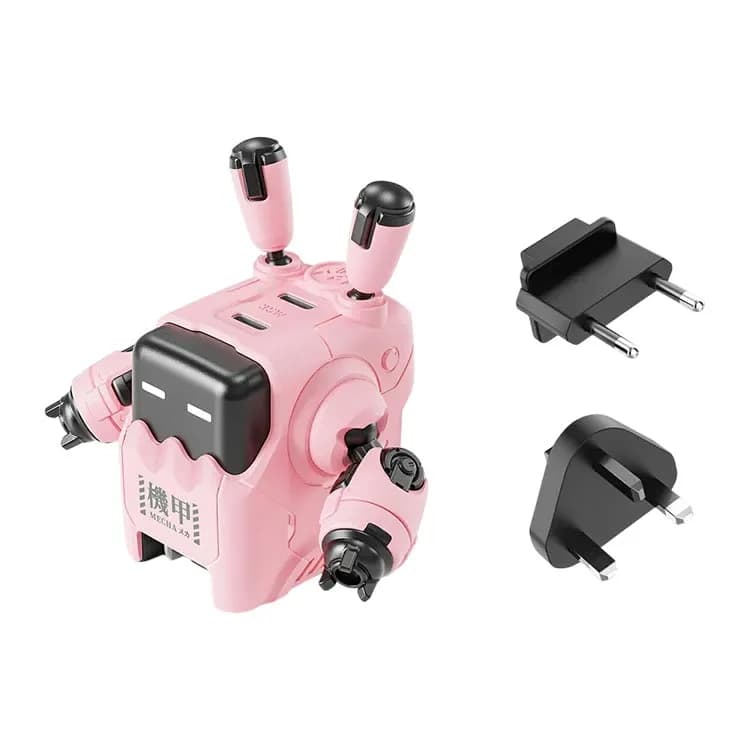 شارژر آداپتور 35 وات گراواستار GravaStar Delta35 GaN Fast Charger - صورتی