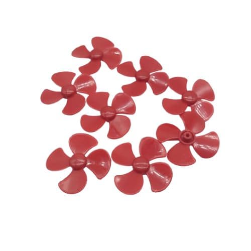 ملخ یا پروانه چهار پره کواد کوپتر رنگ قرمز بسته ۱۰۰ عددی