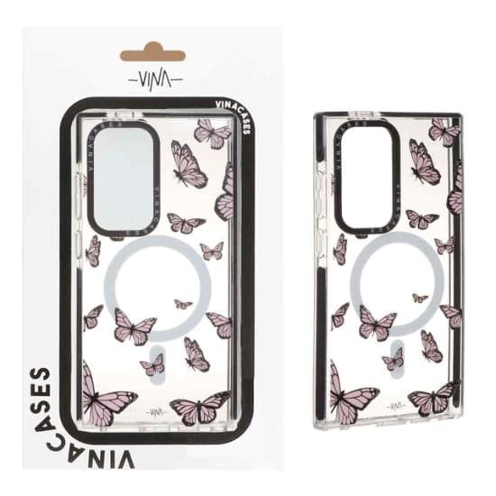 قاب گوشی موبایل وینا مدل Butterfly مگ سیف دار