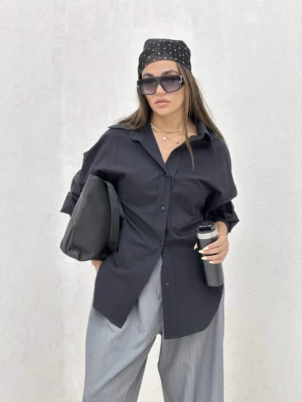 شومیز تترون پشت کش