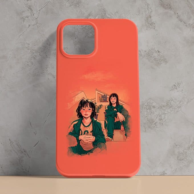 قاب گوشی موبایل با طرح سریال بازی مرکب (Squid Game) مناسب برای چاپ طرح دلخواه کد CAA559