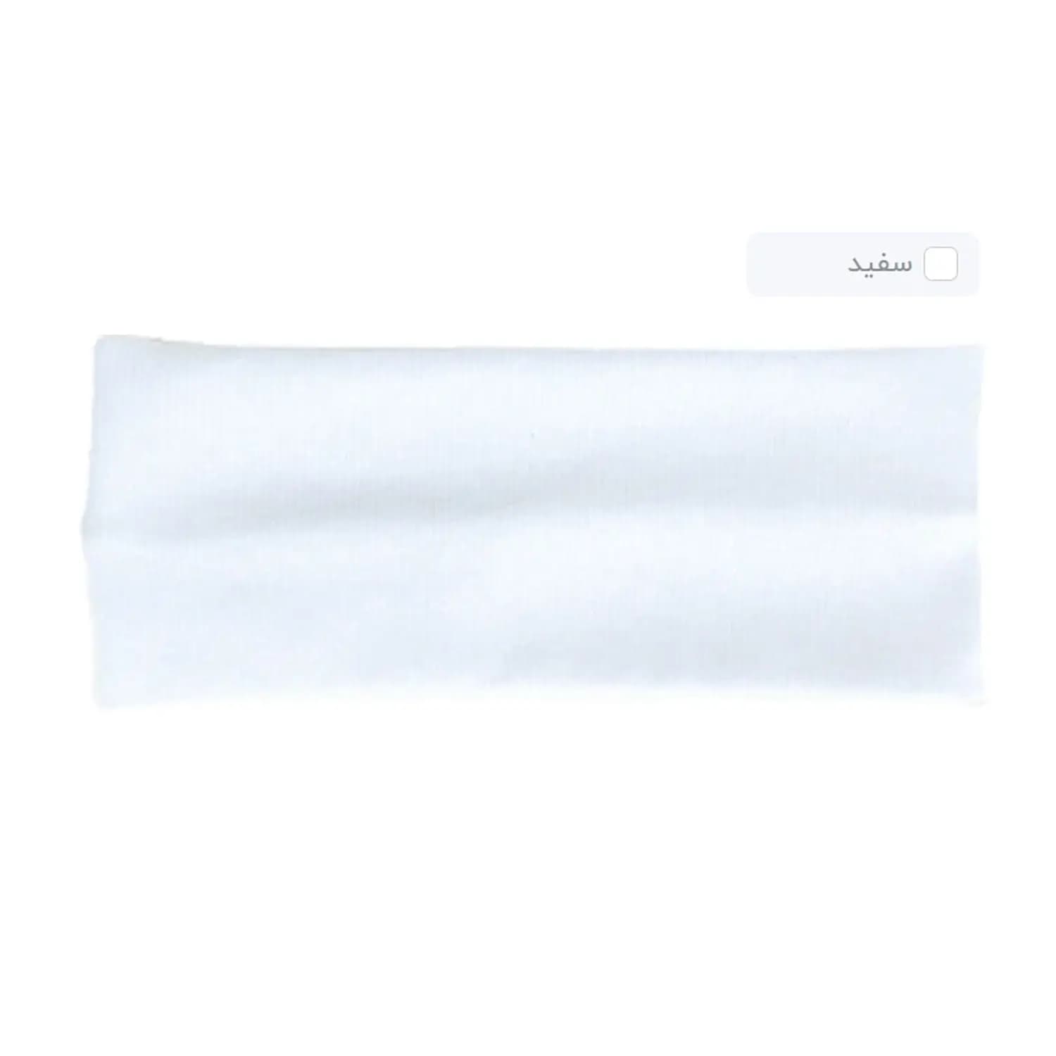 هدبند زنانه مدل کبریتی - رنگ سفید