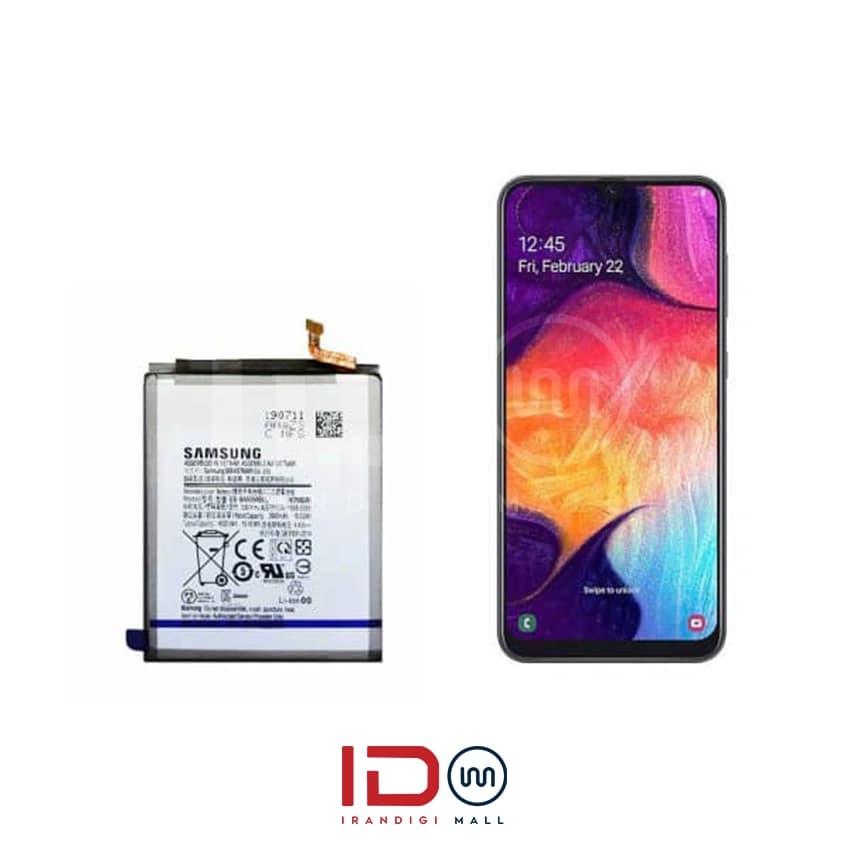 باتری اورجینال گوشی سامسونگ مدل Samsung A50 با یک سال گارانتی بی قید و شرط