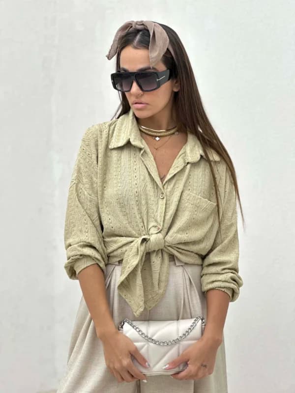 شومیز خامه دوزی الوندی