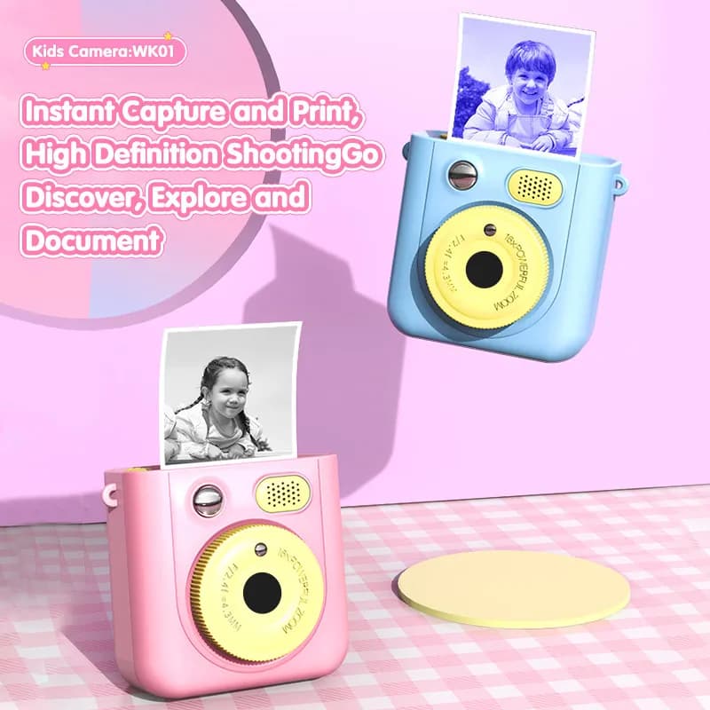 دوربین چاپ عکس فوری کودکان مدلWK01