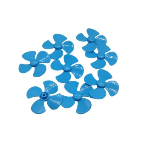 ملخ یا پروانه چهار پره کواد کوپتر رنگ آبی بسته ۱۰۰ عددی