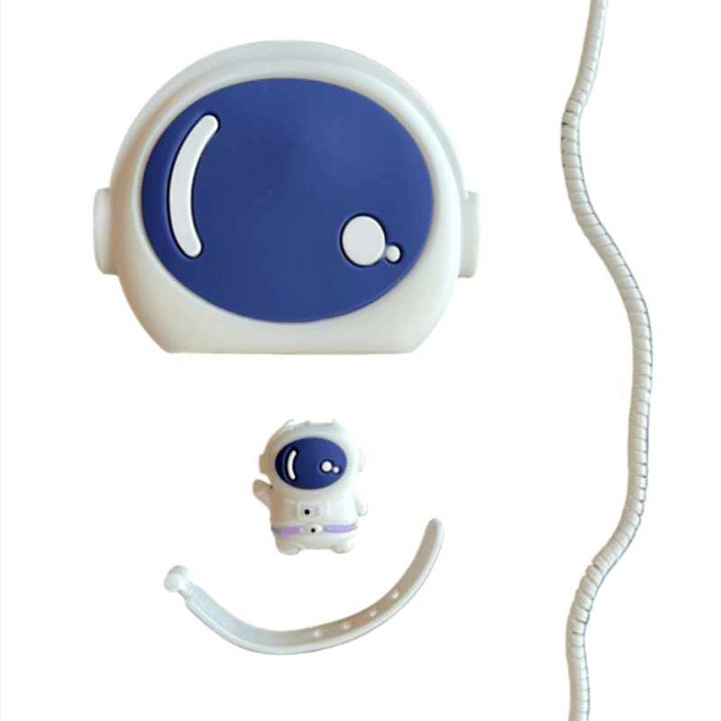 محافظ کابل و شارژر 20W اپل مدل فانتزی Astronaut مجموعه 4 عددی