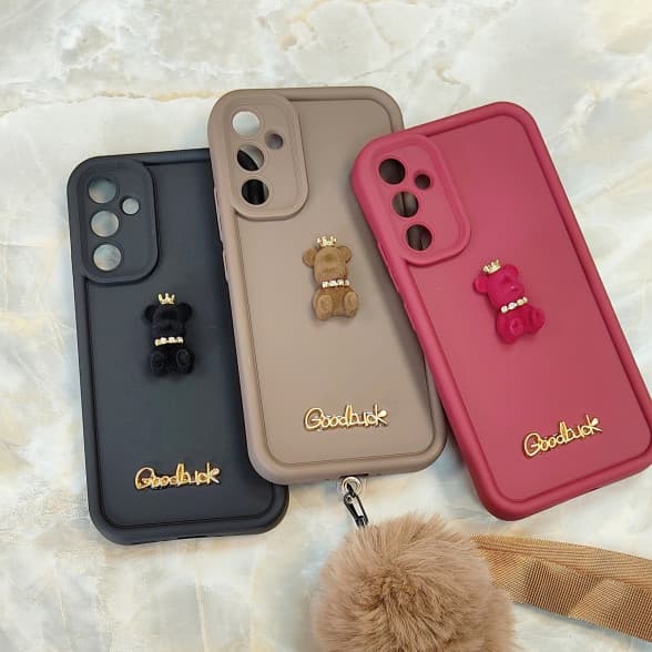 قاب سولید خرسی با بند آویز Samsung A34