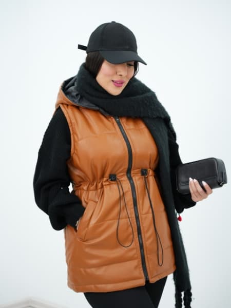 پافر چرم کمرگت مگنت کد6423