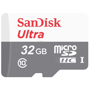 کارت حافظه 32 گیگ MicroSDHC سن دیسک مدل Ultra کلاس 10 استاندارد UHS-I U1 A1 سرعت 100 مگابایت بر ثانیه