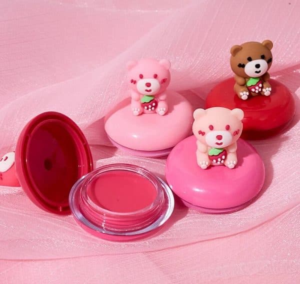 ماسک لب و بالم لب دو کاره مغذی و آبرسان خرسی هدی موجی