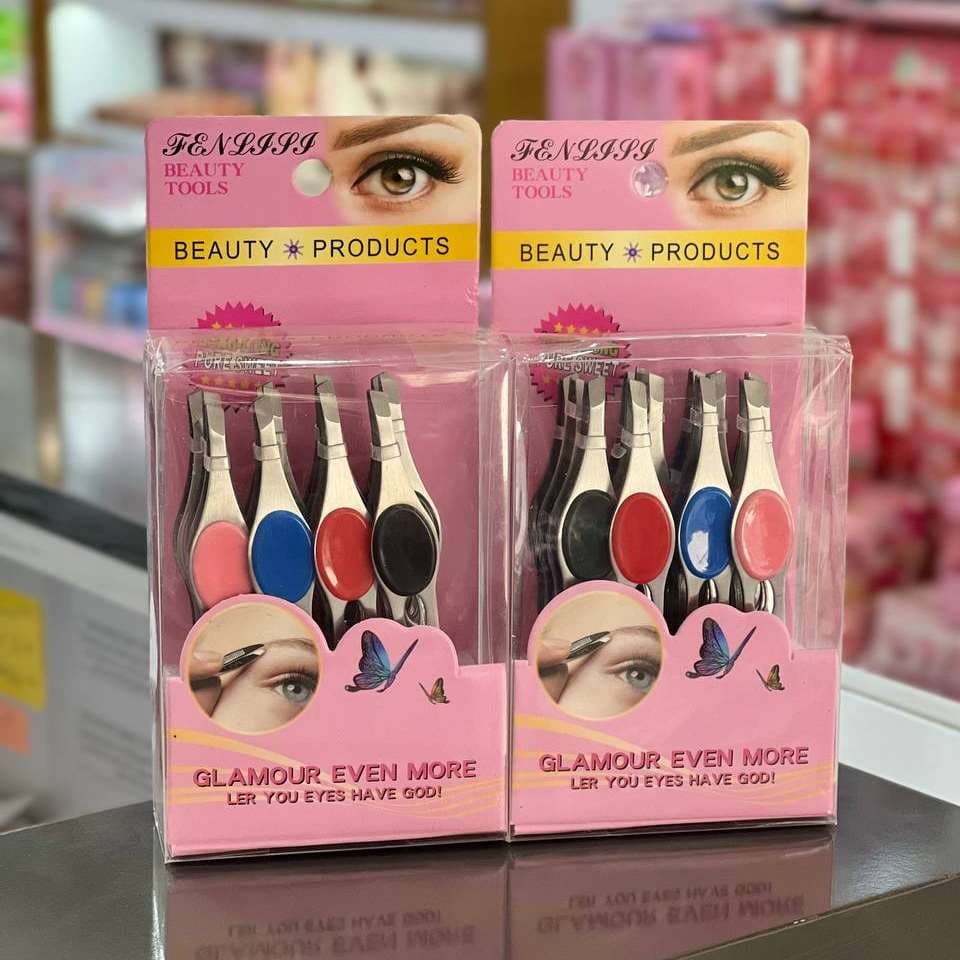 پک موچین 12 عددی دکمه دار FENLGGG