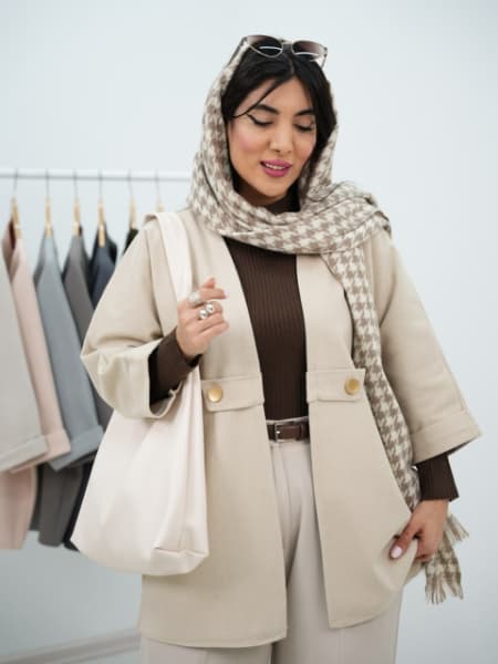 پالتو فوتر جلوپاگون نارینا کد6438