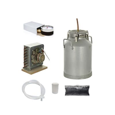 دستگاه تقطیر و عرق گیری 30 لیتر با خنک کننده برقی