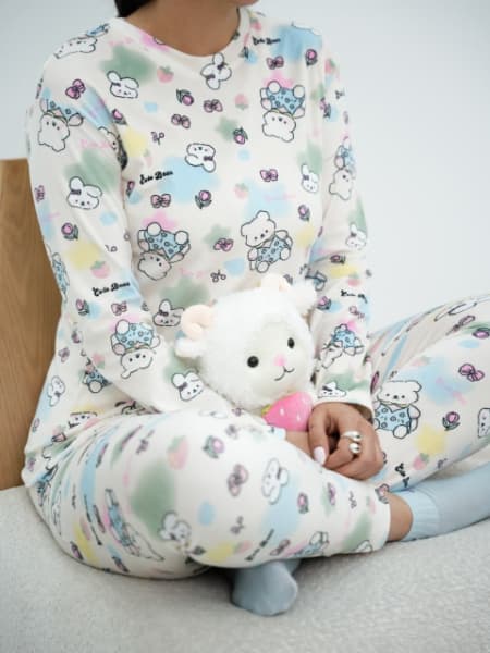 ست بلوز و شلوار مخمل نرمالو کد6392