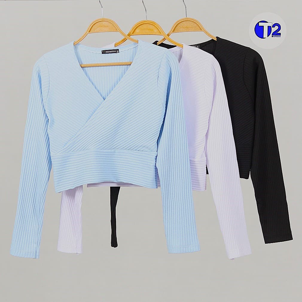 بلوز یقه کتابی کرکره (3023)