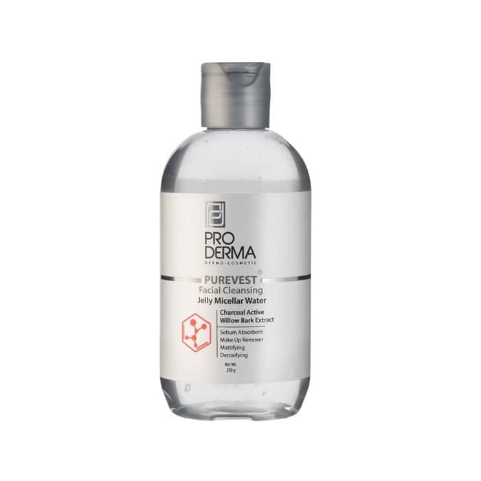 ژل میسلار واتر پاک کننده صورت حاوی زغال فعال PRODERMA