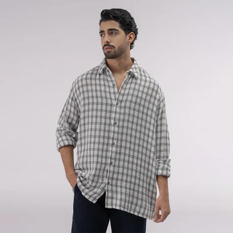 پیراهن آستین بلند پریمو مدل رگولار 200612