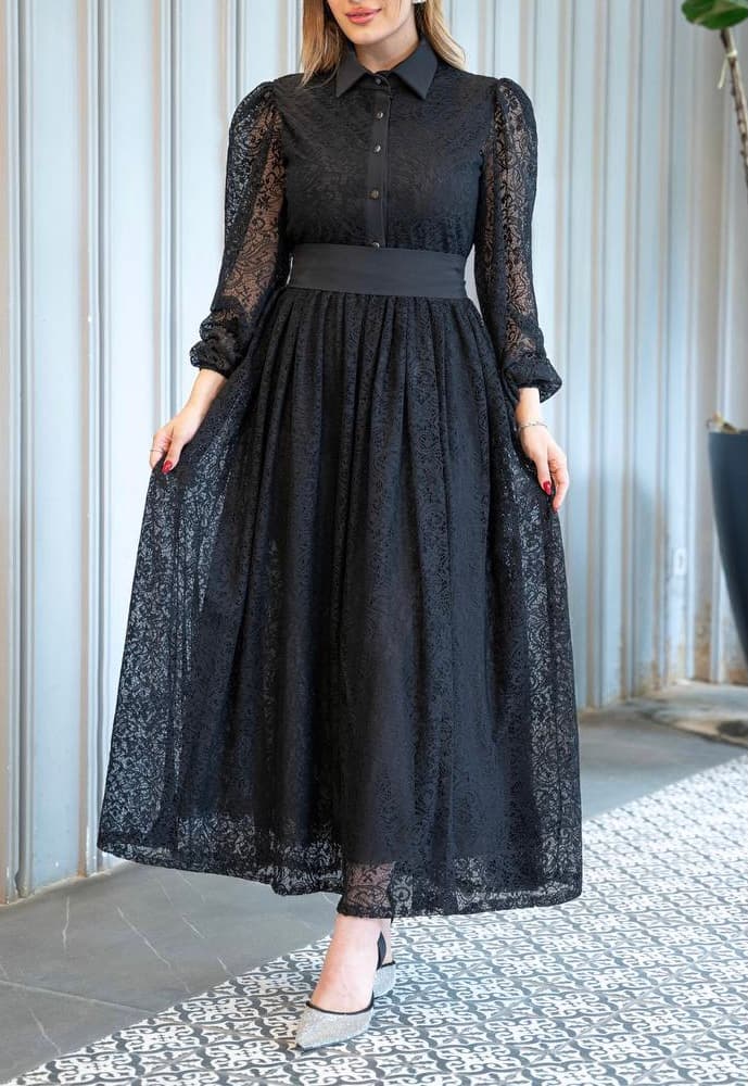 پیراهن مجلسی زنانه و شب مدل شهرزاد۵