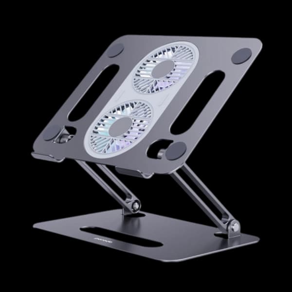 پایه نگهدارنده و خنک کننده لپ تاپ پرودو مدل Adjustable Laptop Stand With Cooling Fan