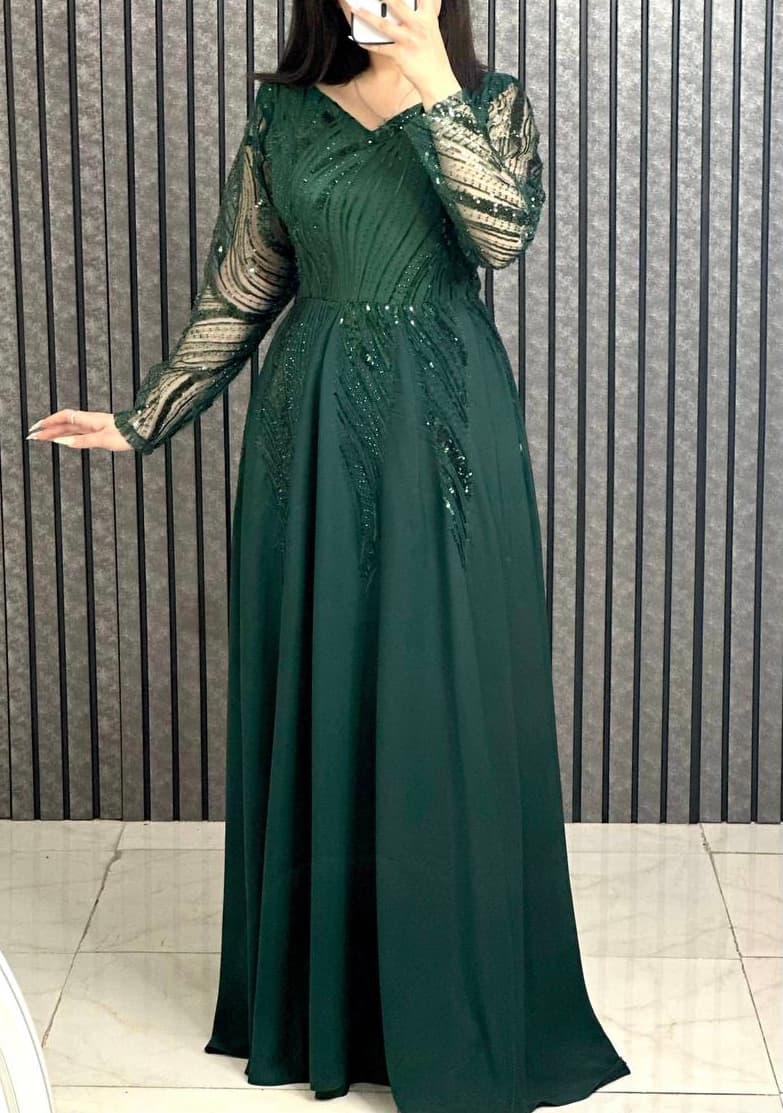 پیراهن مجلسی زنانه و شب ماکسی مدل پرنسا