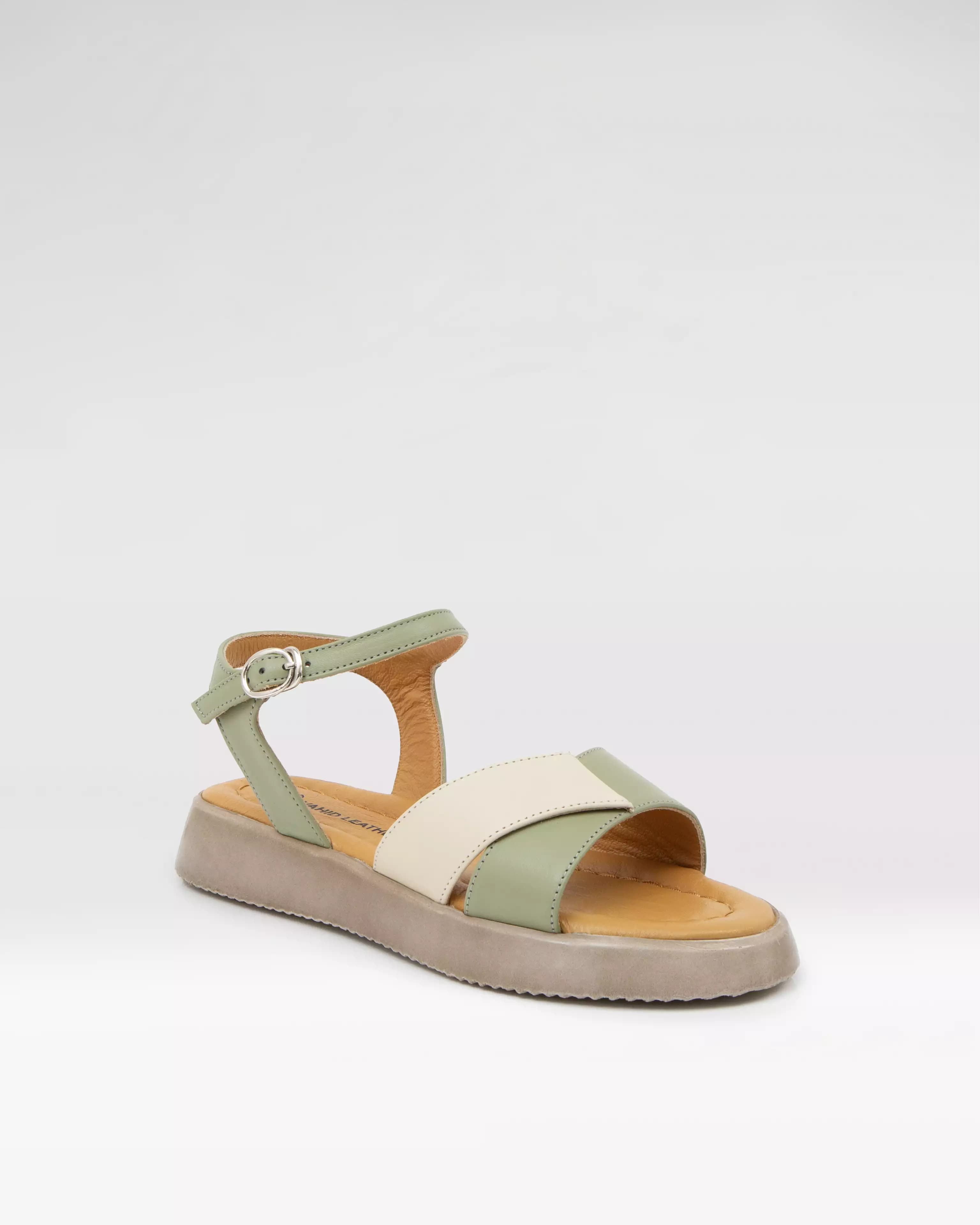 صندل زنانه چرم (کد 9071)