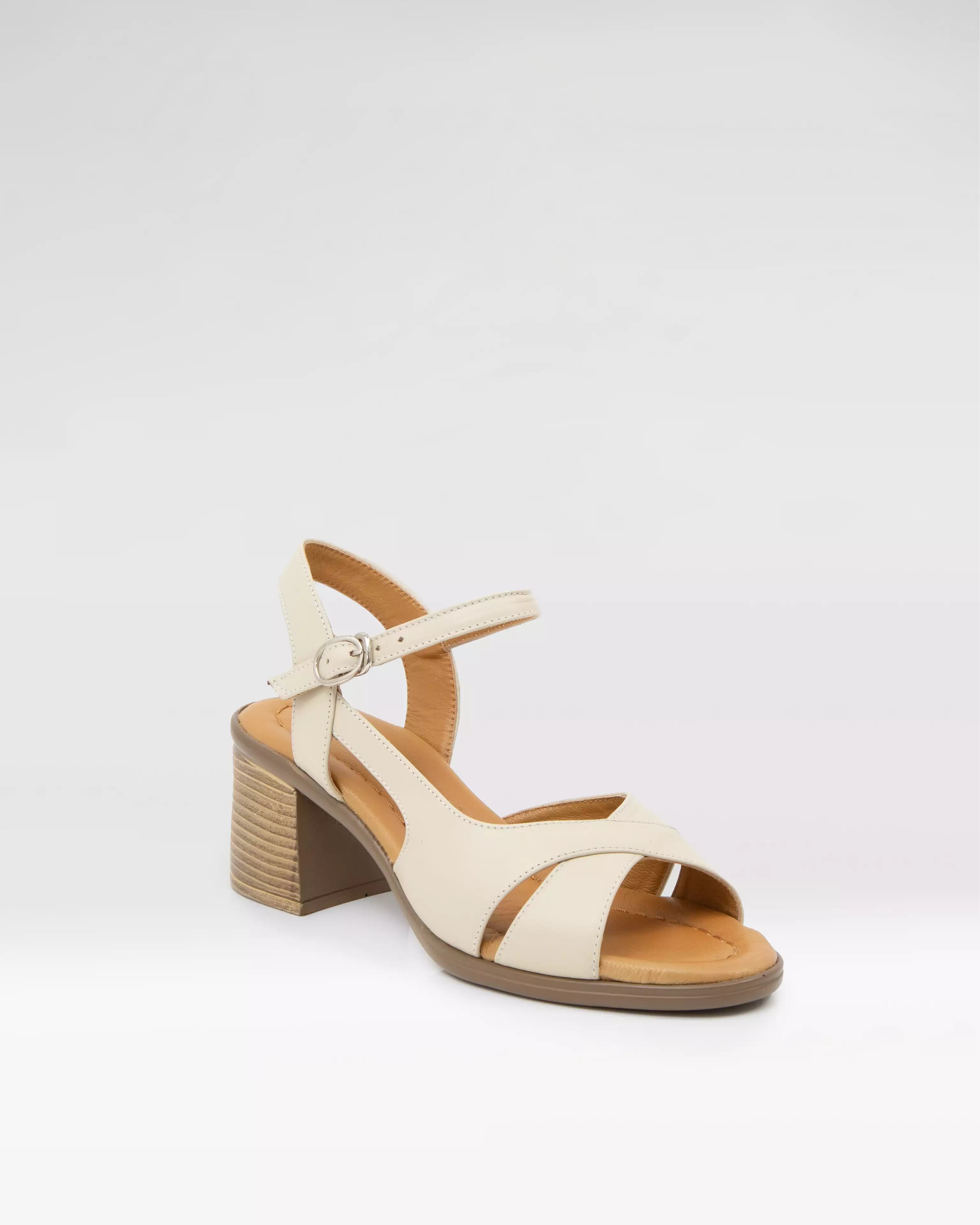 صندل زنانه چرم (کد 9082)