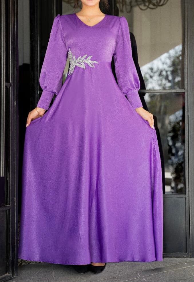 پیراهن مجلسی زنانه و شب ماکسی مدل حدیث مخملی