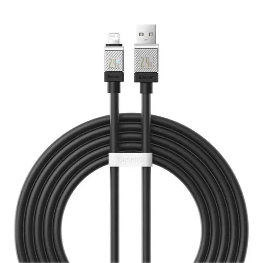 کابل تبدیل USB به Lightning بیسوس مدل CoolPlay طول 2 متر