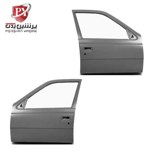 درب جلو پژو 405 slx خام آستر شده ایساکو + رنگ شده