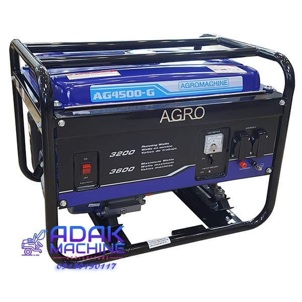موتور برق بنزینی 3.6 کیلو وات اگرو مدل AG4500-G