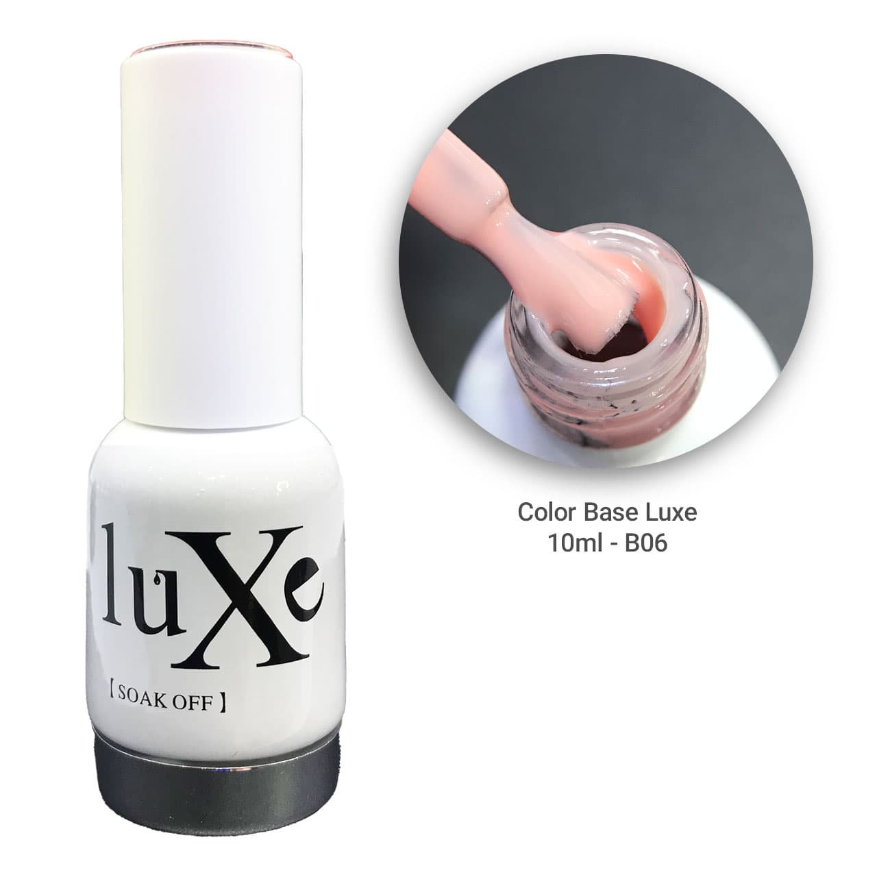 لاک ژل بیس فرنچ Luxe لوکسی 10 میل کد B06