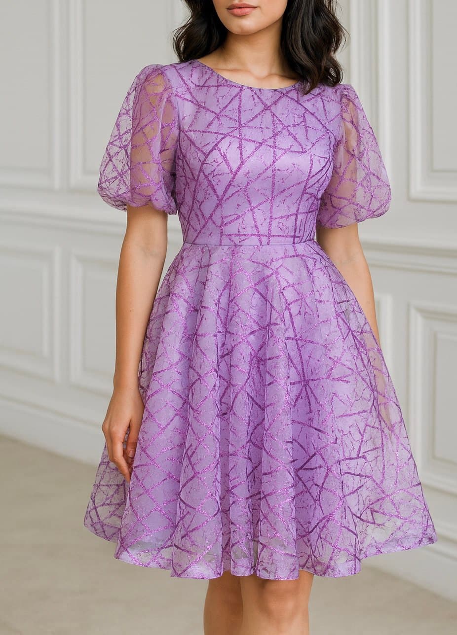 پیراهن مجلسی زنانه و شب میدی مدل ژینوس عروسکی