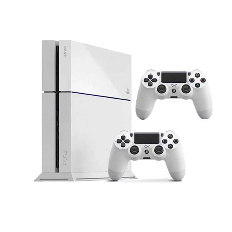 کنسول بازی سونی (استوک) PS4 FAT | سفید 500 گیگابایت به همراه یک دسته اضافه