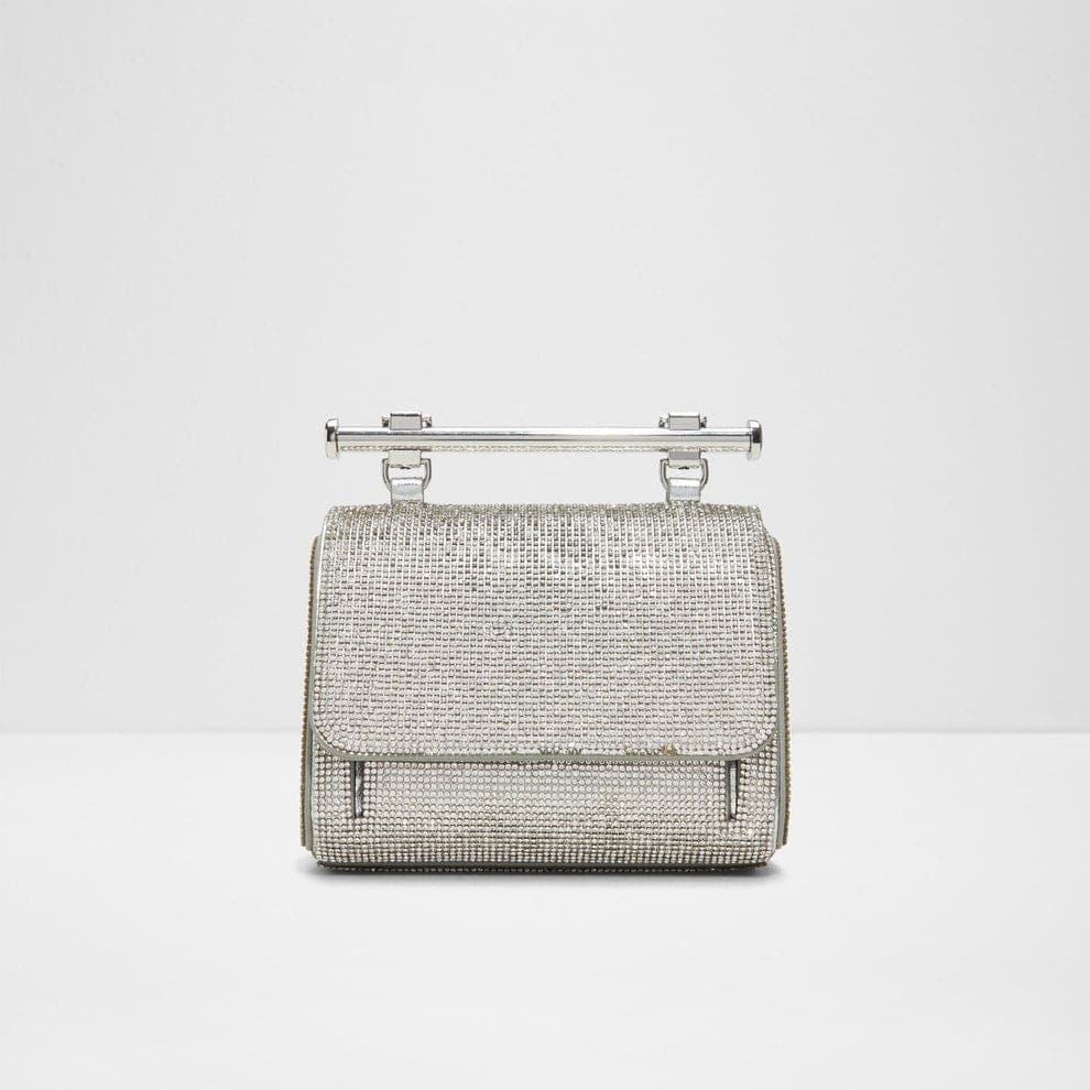 کیف دوشی و دستی زنانه نقره‌ای آلدو BLINGCHIC – ALDO