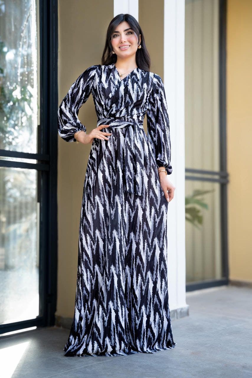 پیراهن مجلسی زنانه و شب ماکسی مدل المیرا