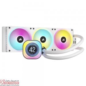 خنک کننده پردازنده سفید کورسیر iCUE LINK H150i LCD