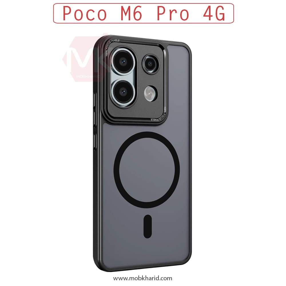 قاب محافظ شیائومی Focus Pixels IC Magsafe Cover | Poco M6 Pro 4G