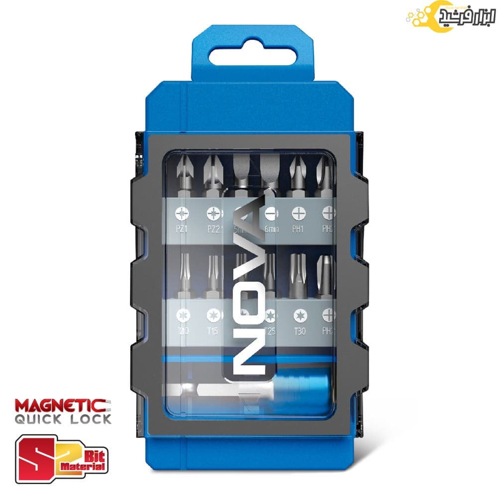 ست سرپیچ گوشتی 13عددی نووا NTS 1325