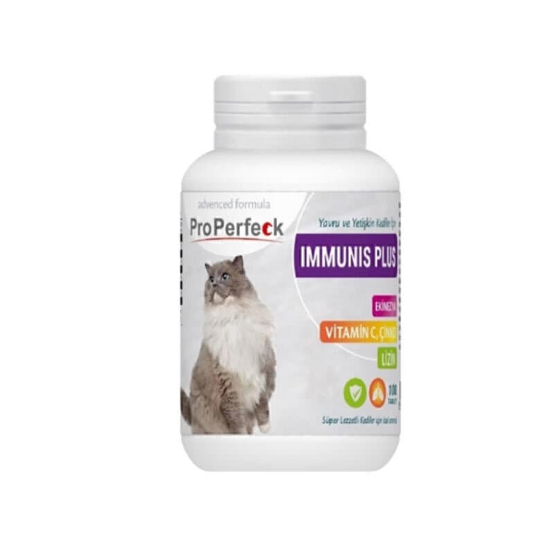 قرص تقویت کننده دستگاه ایمنی گربه پروپرفک بسته 100 عددی